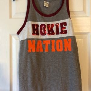 Virginia Tech Victoria Secret Pink Sparkle Top